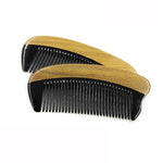 Horn Wood Pocket Beard Hair Comb Fine Tooth Natural Handmade Sandalwood Ox Horn - BEARD CLIQUE