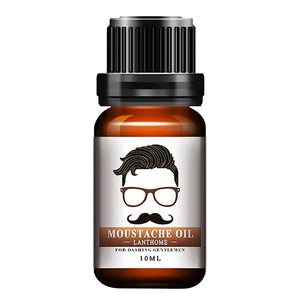 1pc Men Natural Organic Styling Moustache Oil Moisturizing Smoothing Dashing Gentlemen Beard Oil Face Hair Care Top Quality - BEARD CLIQUE