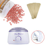 Hot Sale Hair Removal Hot Paraffin Wax Warmer Heater Pot Machine Depilatory Hard Wax Bean +100g Hair removal wax +Wiping sticks - BEARD CLIQUE