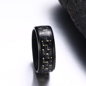 New Stainless Steel Ring Titanium Silver Black Gold Men SZ 7-12 Wedding - BEARD CLIQUE