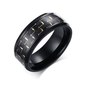 New Stainless Steel Ring Titanium Silver Black Gold Men SZ 7-12 Wedding - BEARD CLIQUE