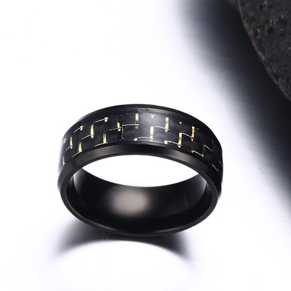 New Stainless Steel Ring Titanium Silver Black Gold Men SZ 7-12 Wedding - BEARD CLIQUE