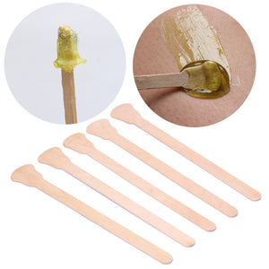 20PCS Wooden Body Hair Removal Sticks Wax Waxing Disposable Sticks A - BEARD CLIQUE