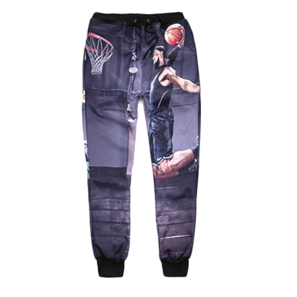 2018 Jordan/Galaxy/Skull/Space Casual Joggers Pants 3d Printed Sweatpants For Men/Women Full Length Trousers Workout Sweat Pants