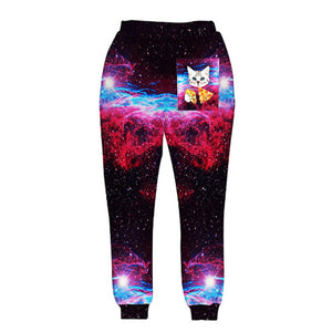 2018 Jordan/Galaxy/Skull/Space Casual Joggers Pants 3d Printed Sweatpants For Men/Women Full Length Trousers Workout Sweat Pants