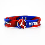 Colorful Favorite Basketball stars Jordan Kobe Curry Sports Silicone Wristbands Size Can Adjustable Energy Wristband Bracelets