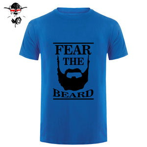 New Summer Respect The Beard T Shirt Men Fear Humor T-shirt Fitness Tshirt - BEARD CLIQUE