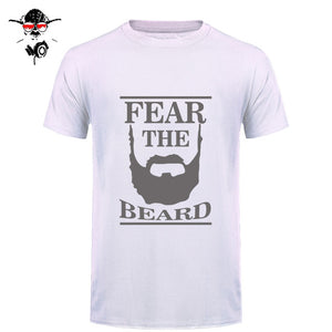 New Summer Respect The Beard T Shirt Men Fear Humor T-shirt Fitness Tshirt - BEARD CLIQUE