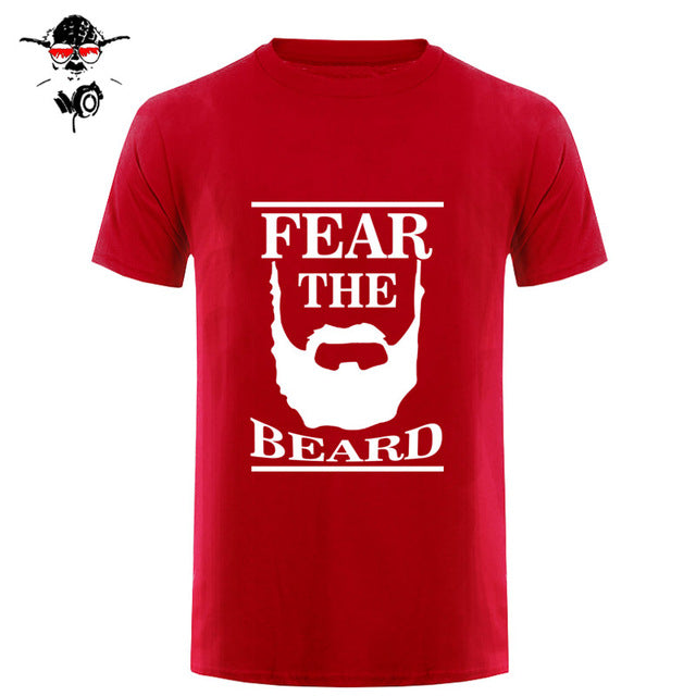 New Summer Respect The Beard T Shirt Men Fear Humor T-shirt Fitness Tshirt - BEARD CLIQUE