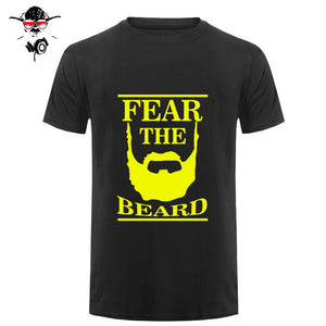 New Summer Respect The Beard T Shirt Men Fear Humor T-shirt Fitness Tshirt - BEARD CLIQUE