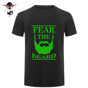 New Summer Respect The Beard T Shirt Men Fear Humor T-shirt Fitness Tshirt - BEARD CLIQUE