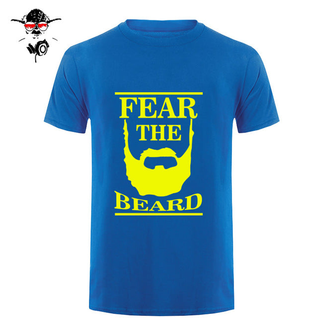 New Summer Respect The Beard T Shirt Men Fear Humor T-shirt Fitness Tshirt - BEARD CLIQUE