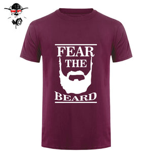 New Summer Respect The Beard T Shirt Men Fear Humor T-shirt Fitness Tshirt - BEARD CLIQUE