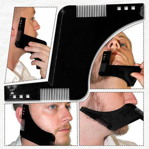 Other Accessories - Beard Grooming Shaping Comb For Shaving Symmetric Beards Shaper Styling Template Kit Guide - Beard Grooming Comb Perfect Barber Combs Guybar Your Face Shape Shaper - Fix - 1PCs - BEARD CLIQUE