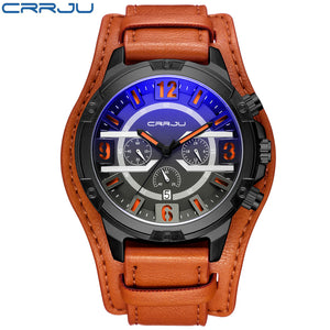 Chronograph Men's Watches Top Brand Luxury Men's Sports Watch Military Waterproof Fashion Casual Quartz Watch - BEARD CLIQUE