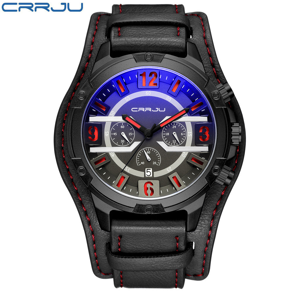 Chronograph Men's Watches Top Brand Luxury Men's Sports Watch Military Waterproof Fashion Casual Quartz Watch - BEARD CLIQUE