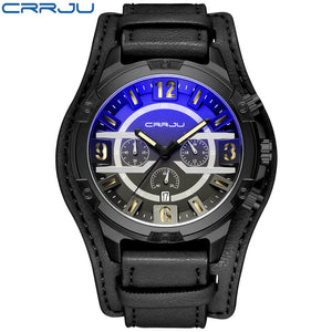 Chronograph Men's Watches Top Brand Luxury Men's Sports Watch Military Waterproof Fashion Casual Quartz Watch - BEARD CLIQUE