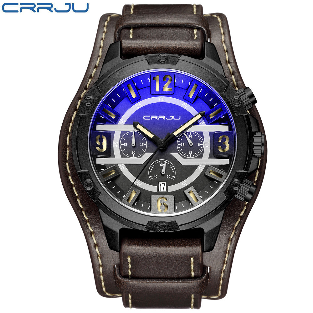 Chronograph Men's Watches Top Brand Luxury Men's Sports Watch Military Waterproof Fashion Casual Quartz Watch - BEARD CLIQUE